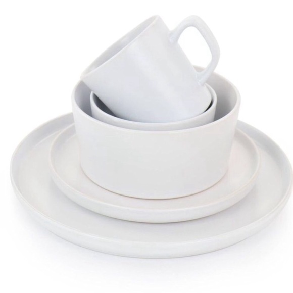 New 5 pcs Set Stoneware Luxmatte Dinnerware plate - Picture 7 of 14